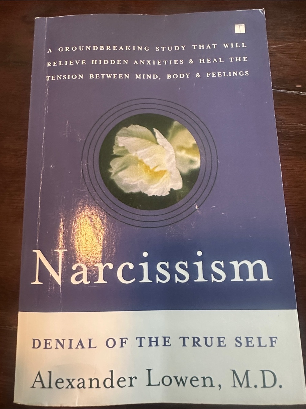 Narcissism by Alexander Lowen, M.D. - Blue Cover